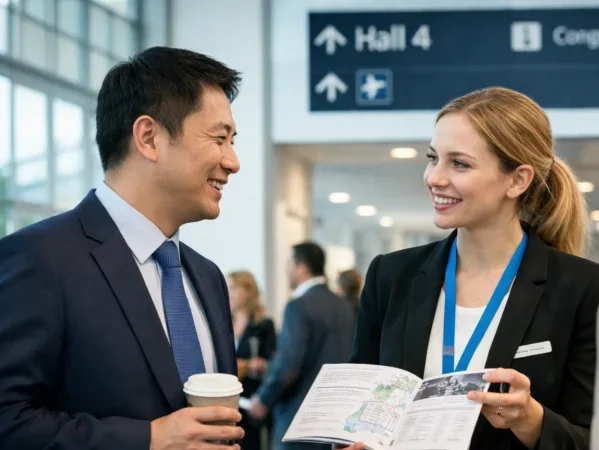 Guest support for international exhibitors and business event attendees in Frankfurt
