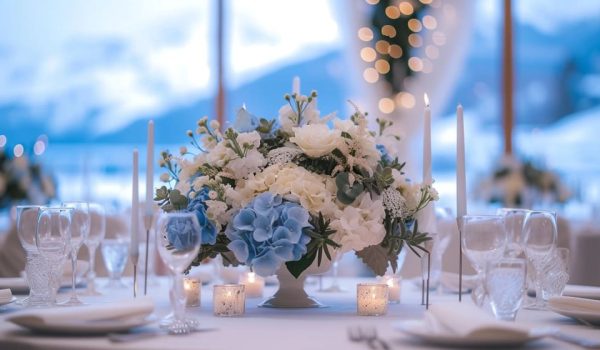 Elegante Blumenarrangements für eine exklusive Hochzeit - Luxus Event Floristik