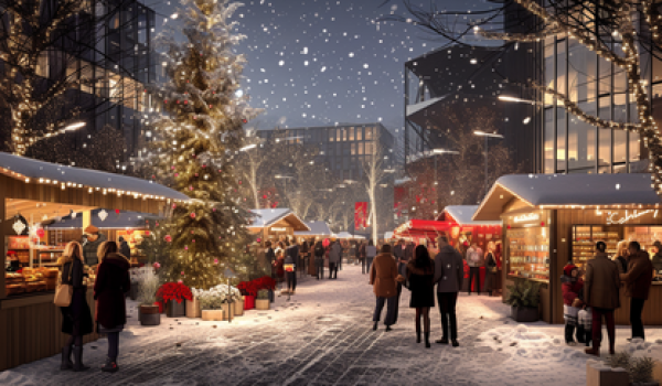 Mobile Firmen Weihnachtsmarkt organisation