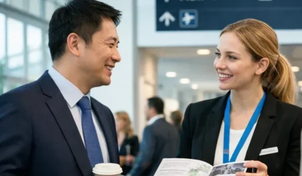Guest support for international exhibitors and business event attendees in Frankfurt